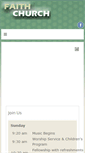 Mobile Screenshot of faithchurch.org