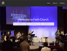 Tablet Screenshot of faithchurch.ca